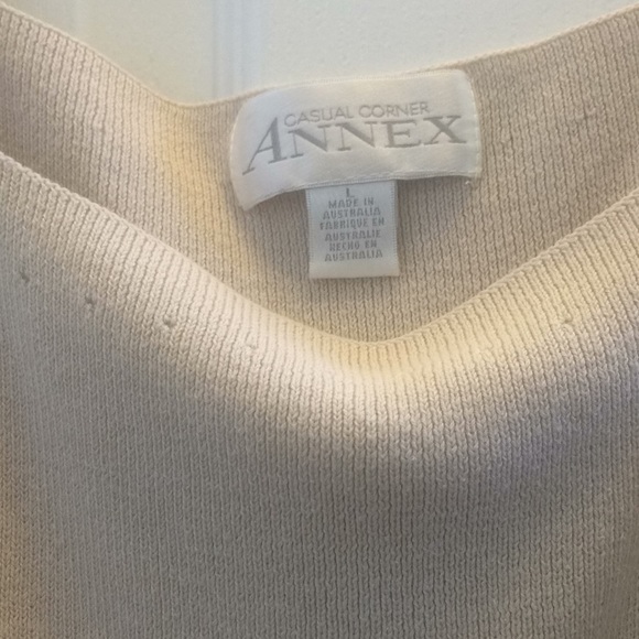 FINAL MARKDOWN LADIES’ Casual Corner annex Knit Tank Top (L) - Picture 4 of 5